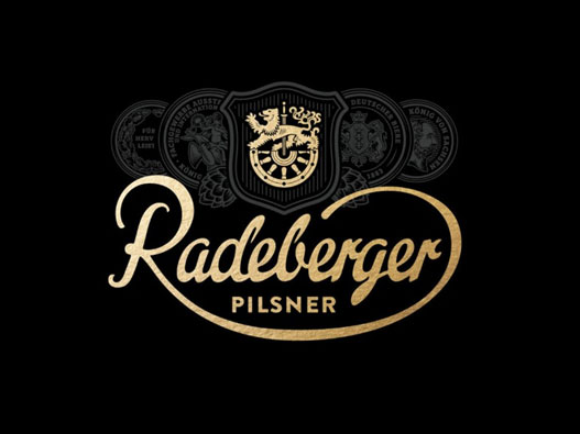 RADEBERGER PILSNER拉德伯格logo设计含义及设计理念