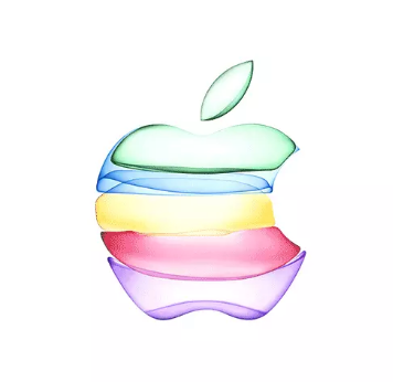 苹果秋季邀请函蓝色新logo