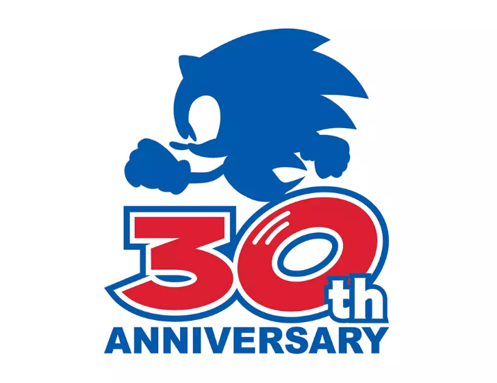 索尼克30周年纪念logo