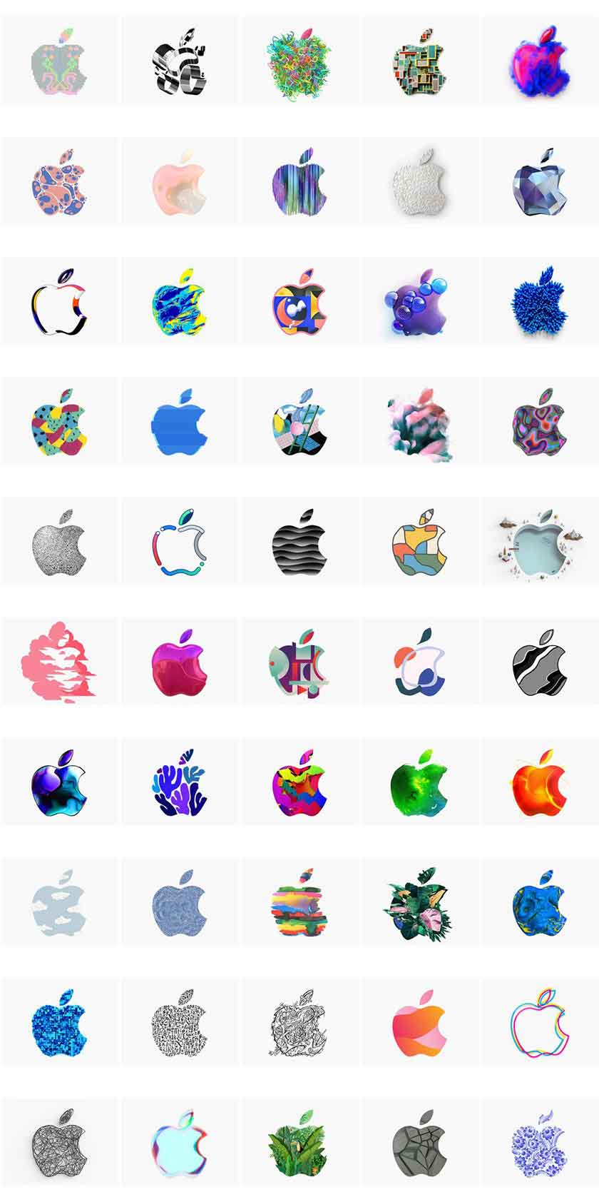 苹果371个不重样logo