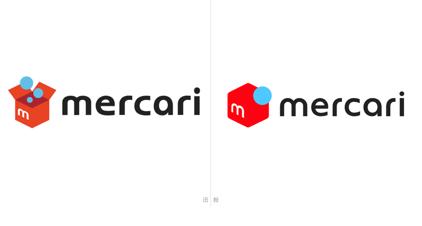 日本二手交易平台Mercari更换新logo