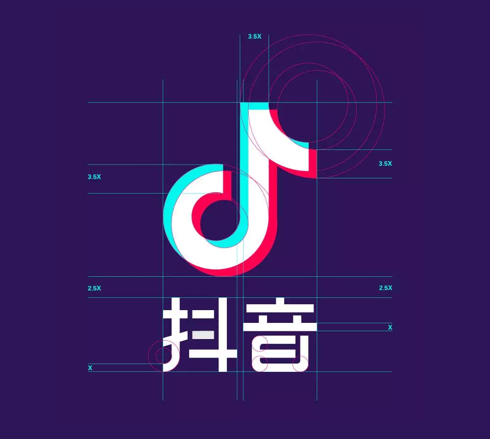 抖音新字体logo