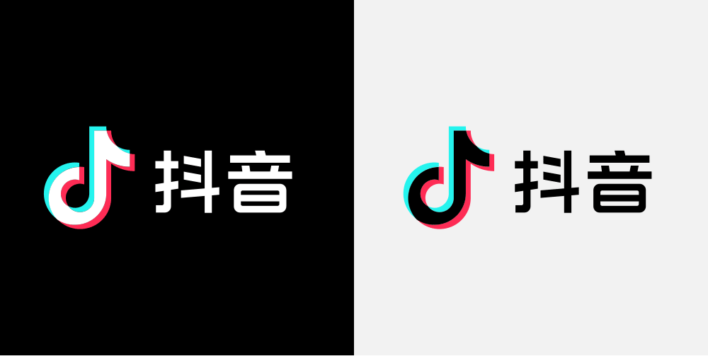 抖音新字体logo