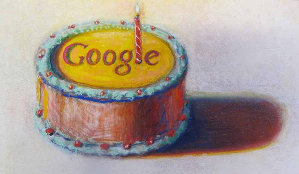 Google22周年成立庆祝新设计