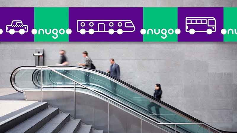 铁路运营商logo设计-意大利铁路运营商nugo品牌形象设计