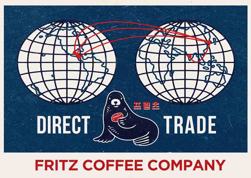 韩国网红咖啡Fritz标志换新