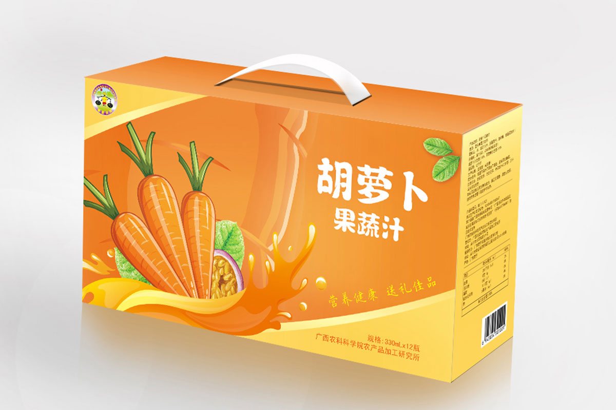 胡萝卜百香果饮料包装