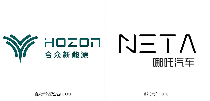 NETA哪吒汽车LOGO设计-合众新能源发布全新概念车命名和设计理念