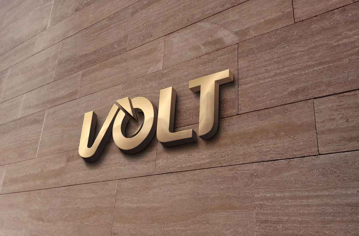 VOLT华尔泰化工logo设计应用