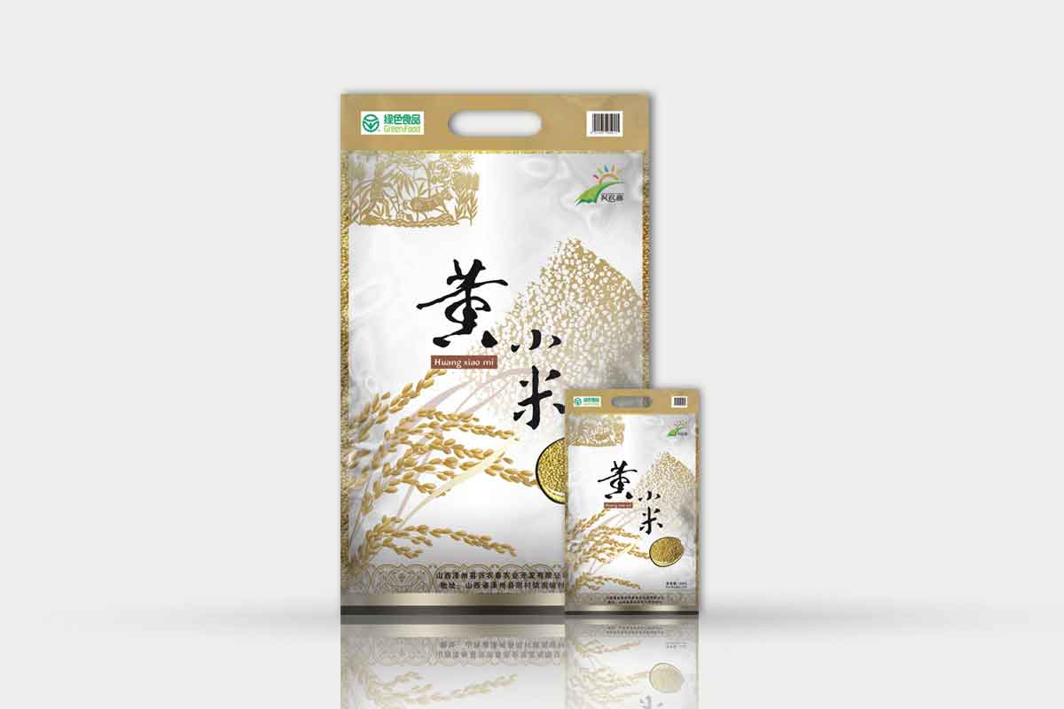 黄小米包装设计-兴农春包装设计公司