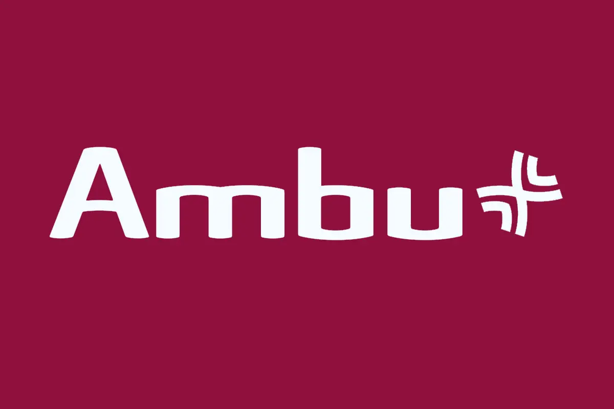 Ambu反白logo