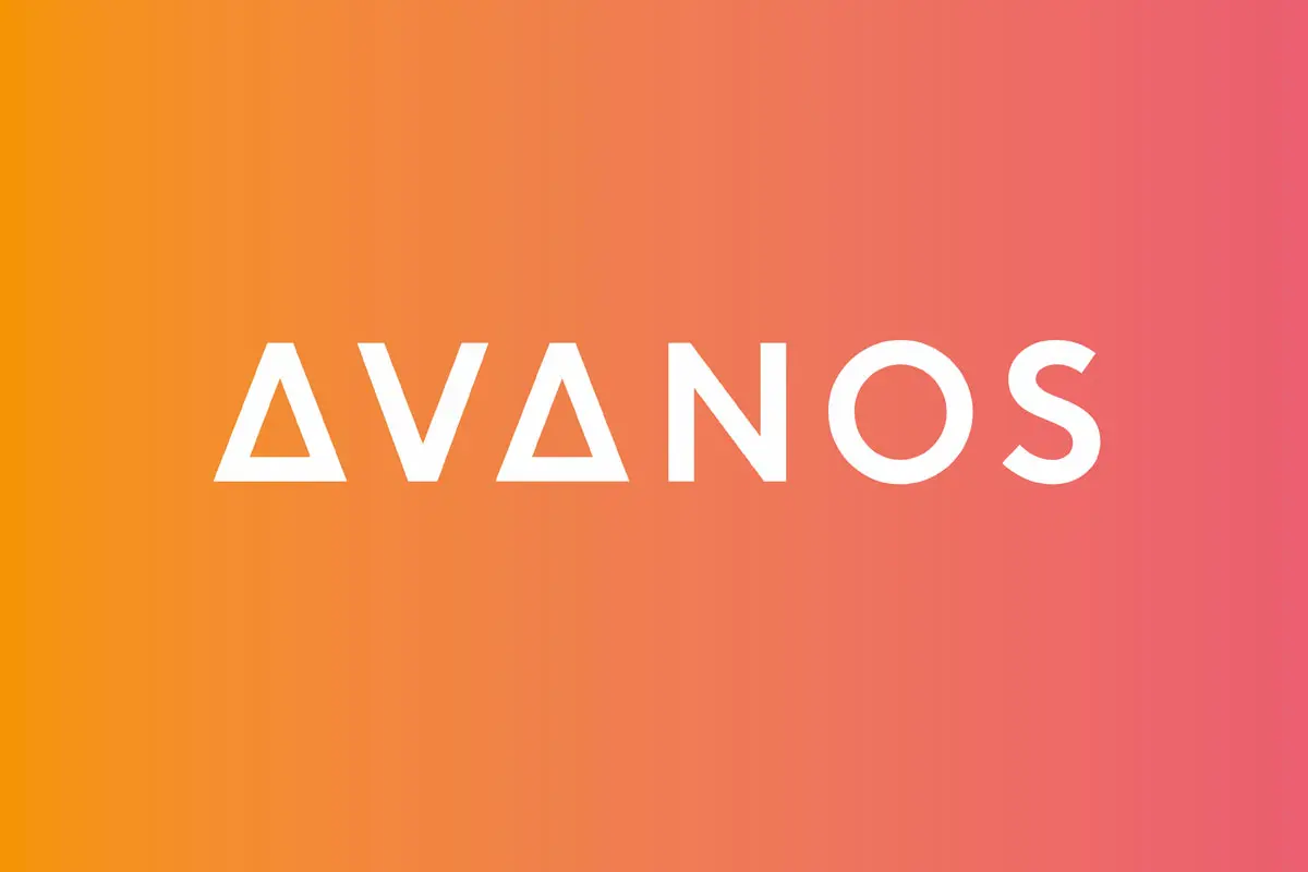 Avanos反白logo