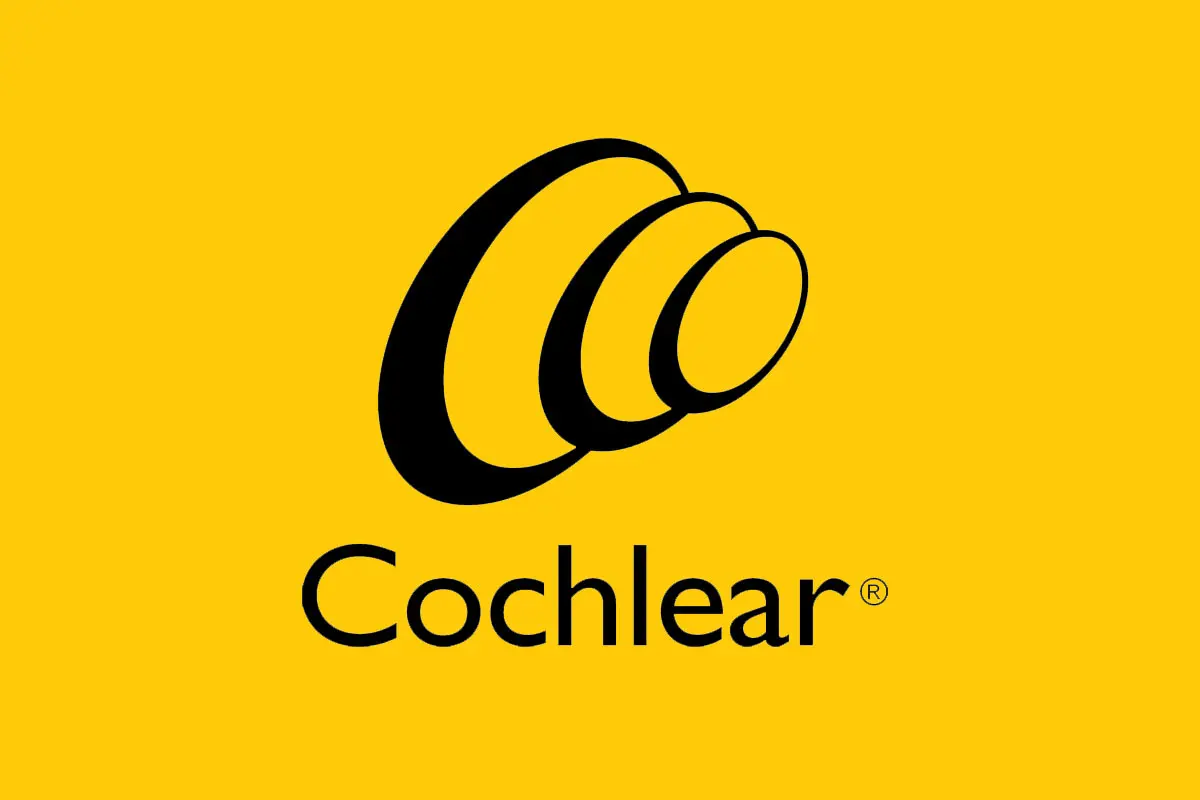 Cochlear科利耳反白logo