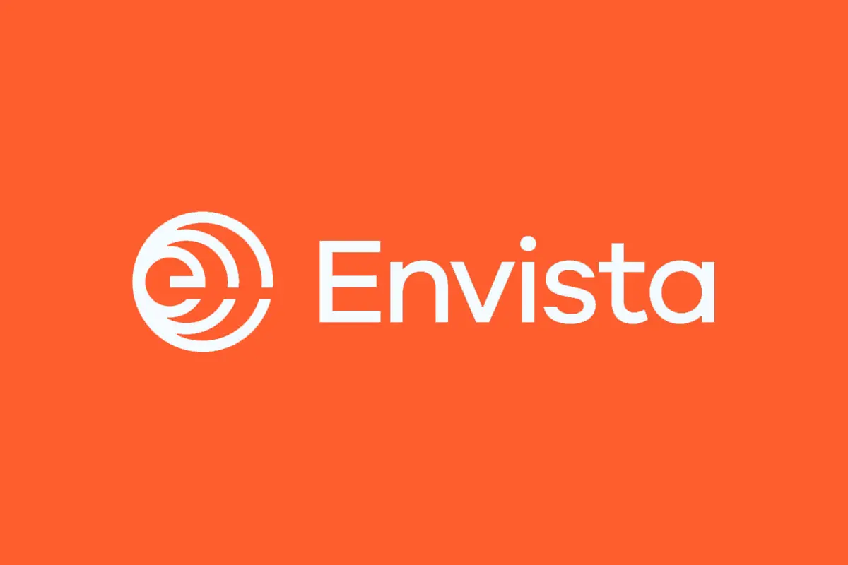 Envista盈纬达反白logo