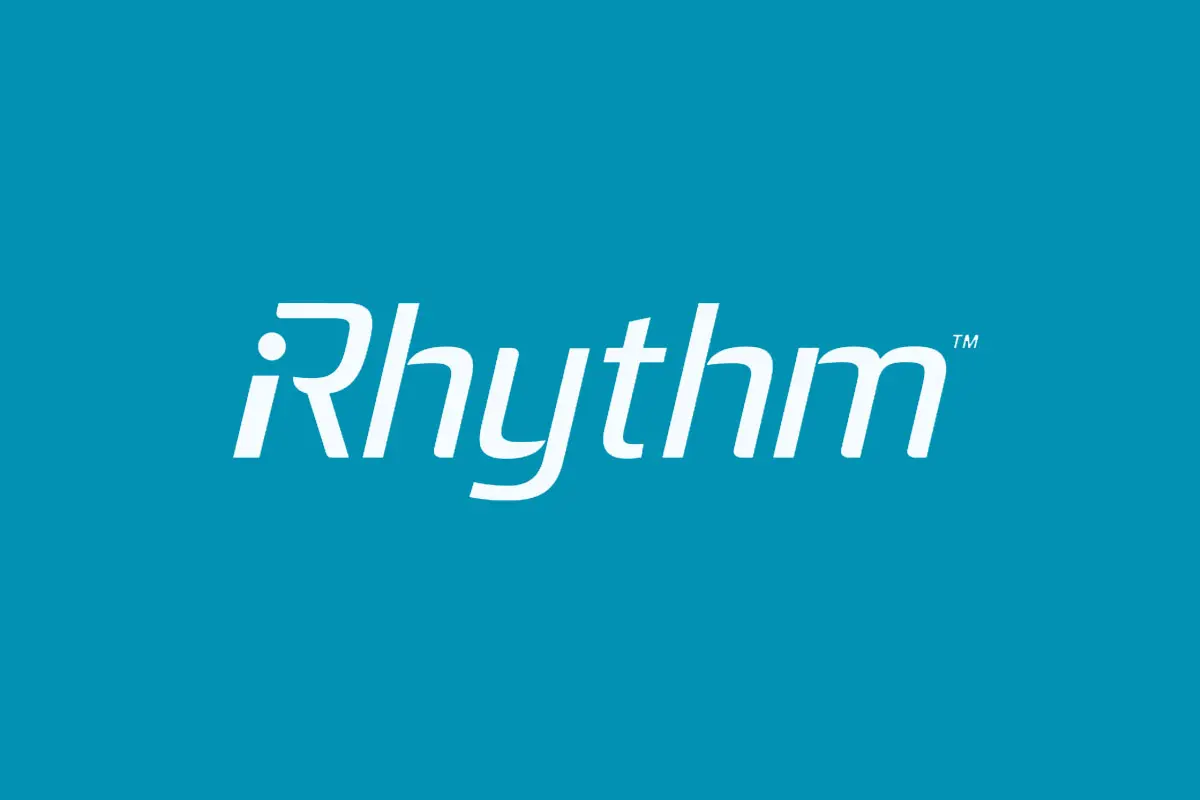 iRhythm反白logo