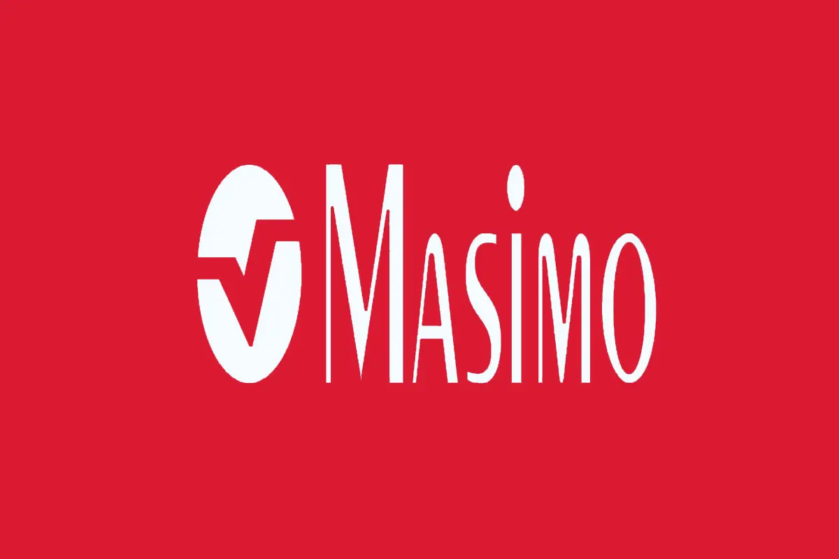 Masimo迈心诺反白logo
