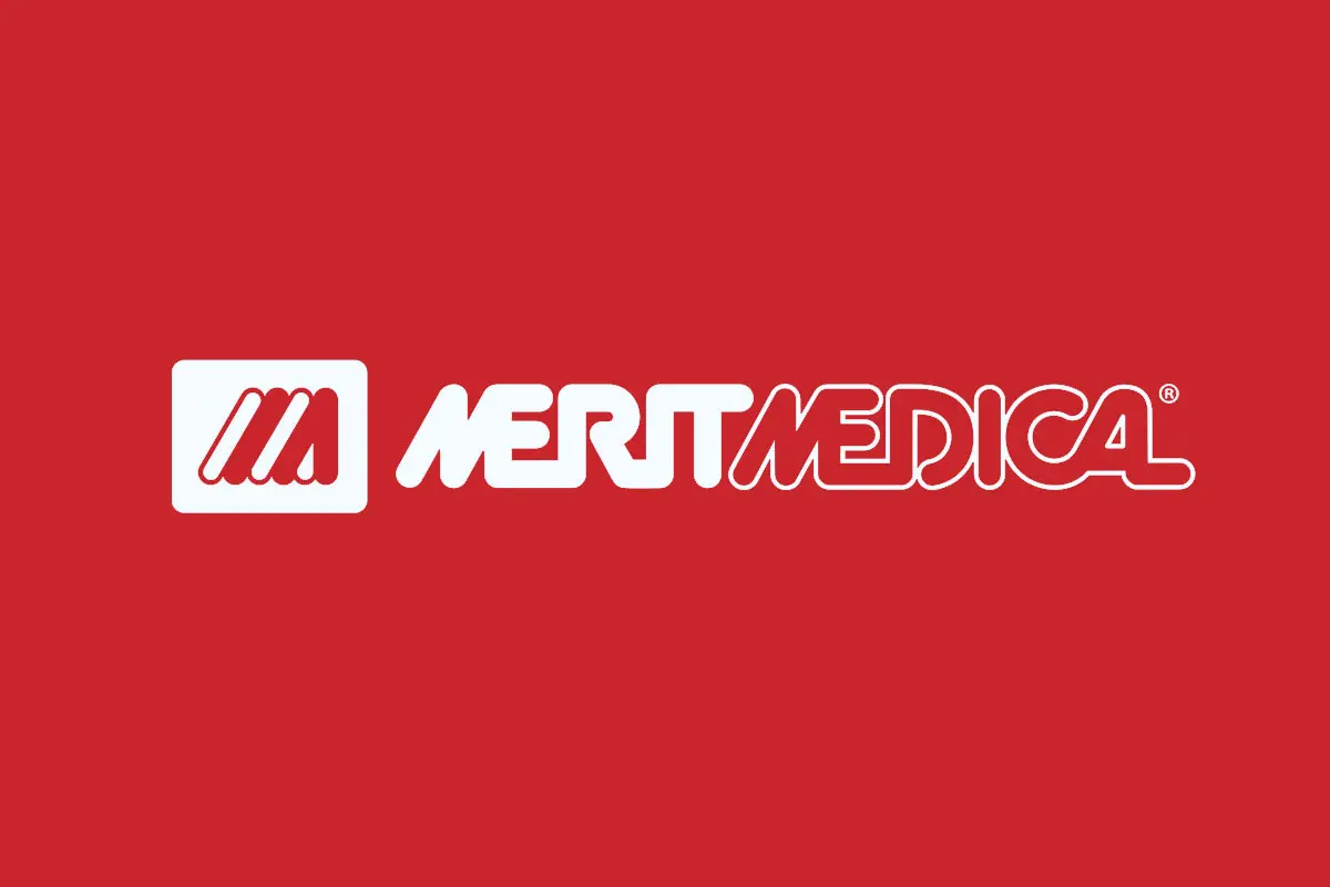 Merit Medical麦瑞通反白logo