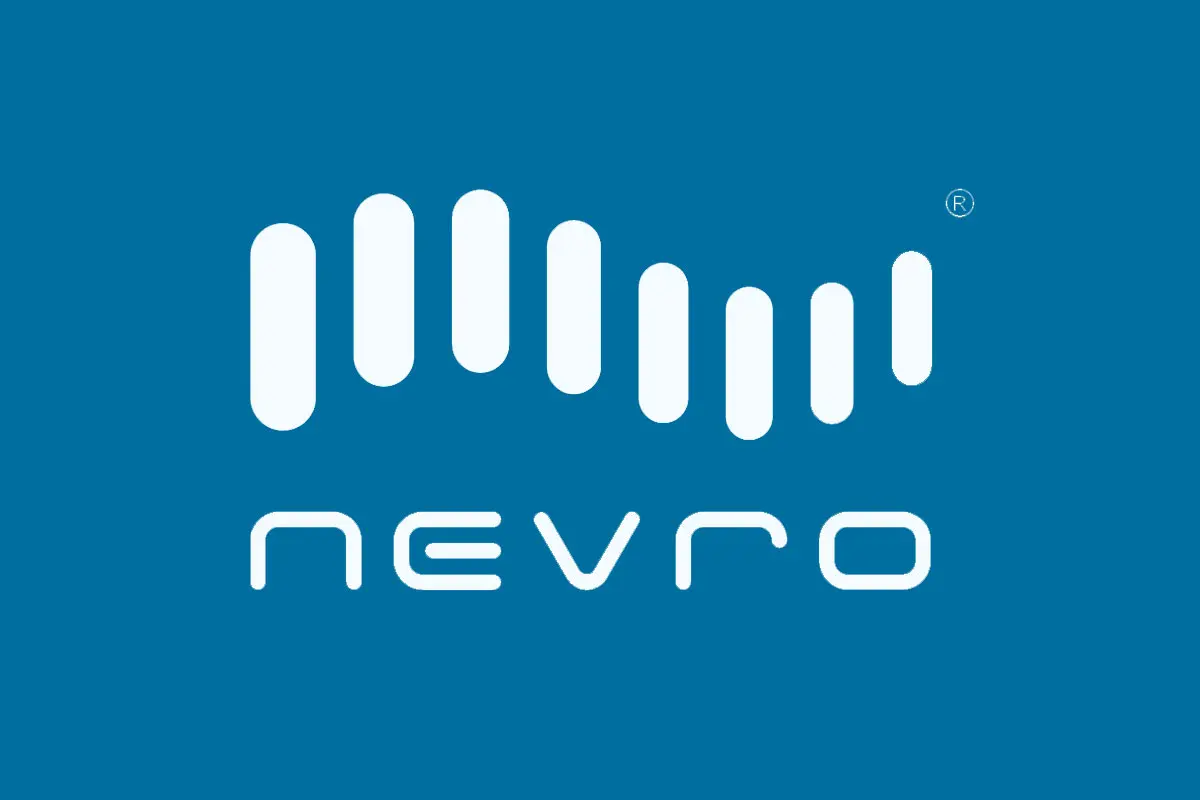 Nevro反白logo