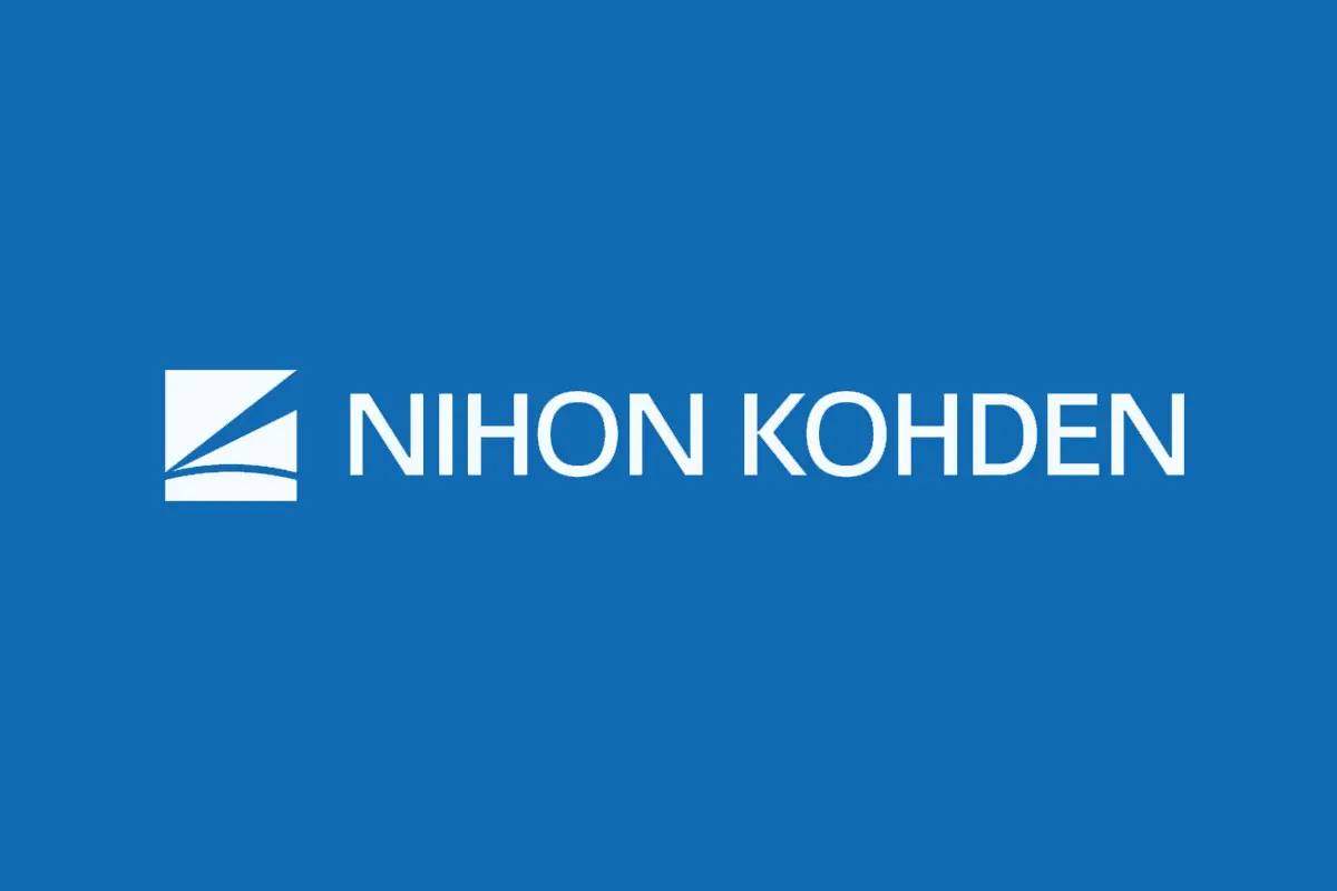 Nihon Kohden反白logo