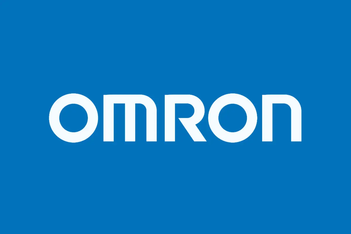 Omron欧姆龙反白logo