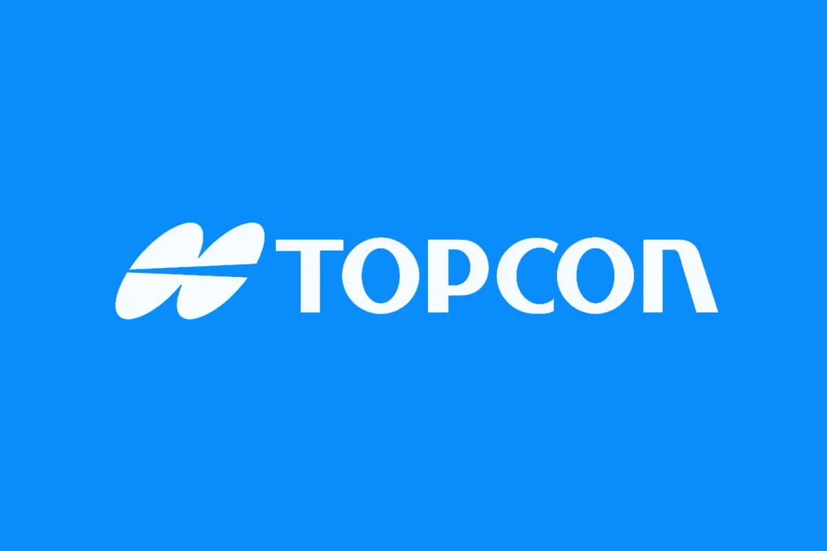 Topcon拓普康反白logo
