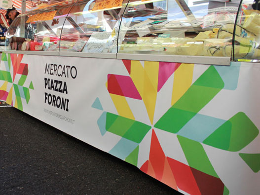 市场logo设计- Mercato Piazza Foroni品牌logo设计