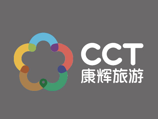 旅行平台logo设计-康辉旅游集团品牌logo设计