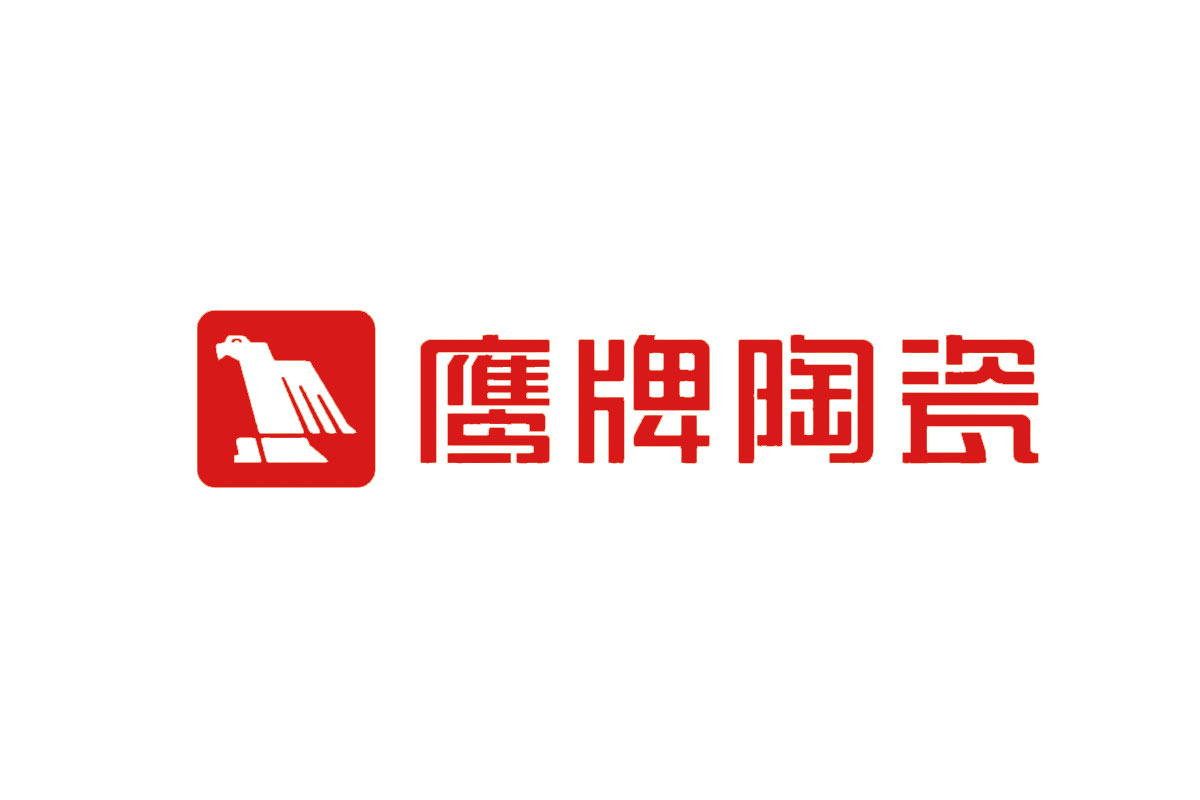 釉面砖logo设计-鹰牌陶瓷品牌logo设计