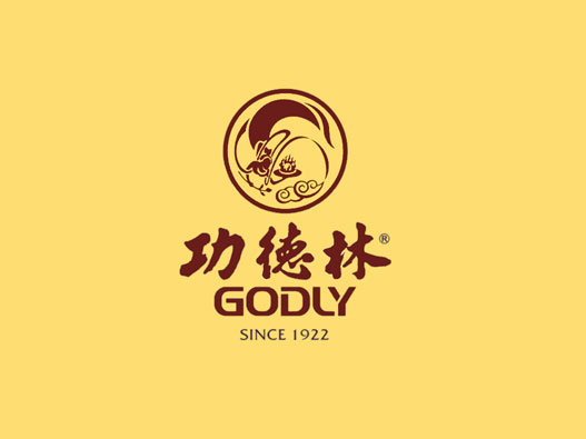 食品logo设计-功德林品牌logo设计