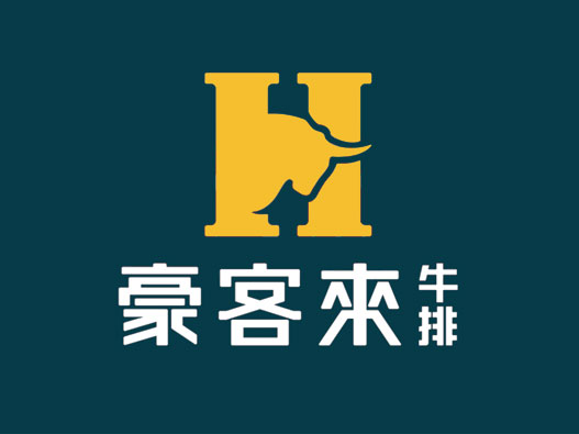 烤牛logo设计-豪客来品牌logo设计