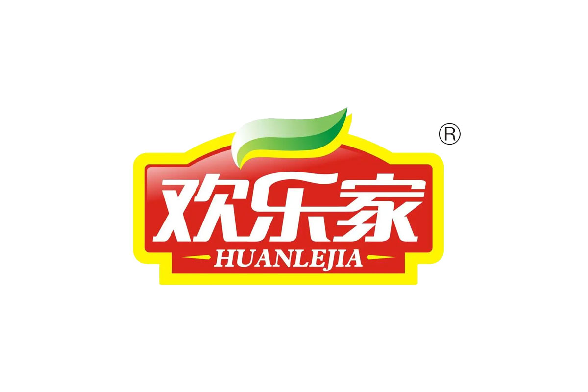 饮料logo设计-欢乐家品牌logo设计