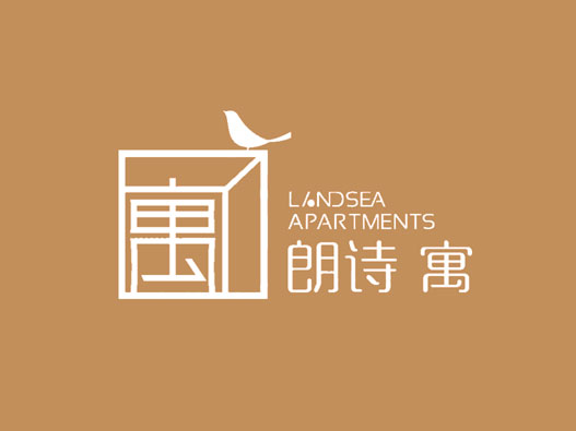 公寓logo设计-朗诗寓品牌logo设计