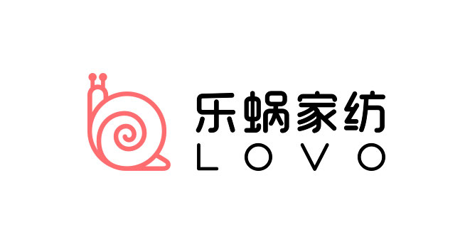 乐蜗家纺logo设计含义及设计理念