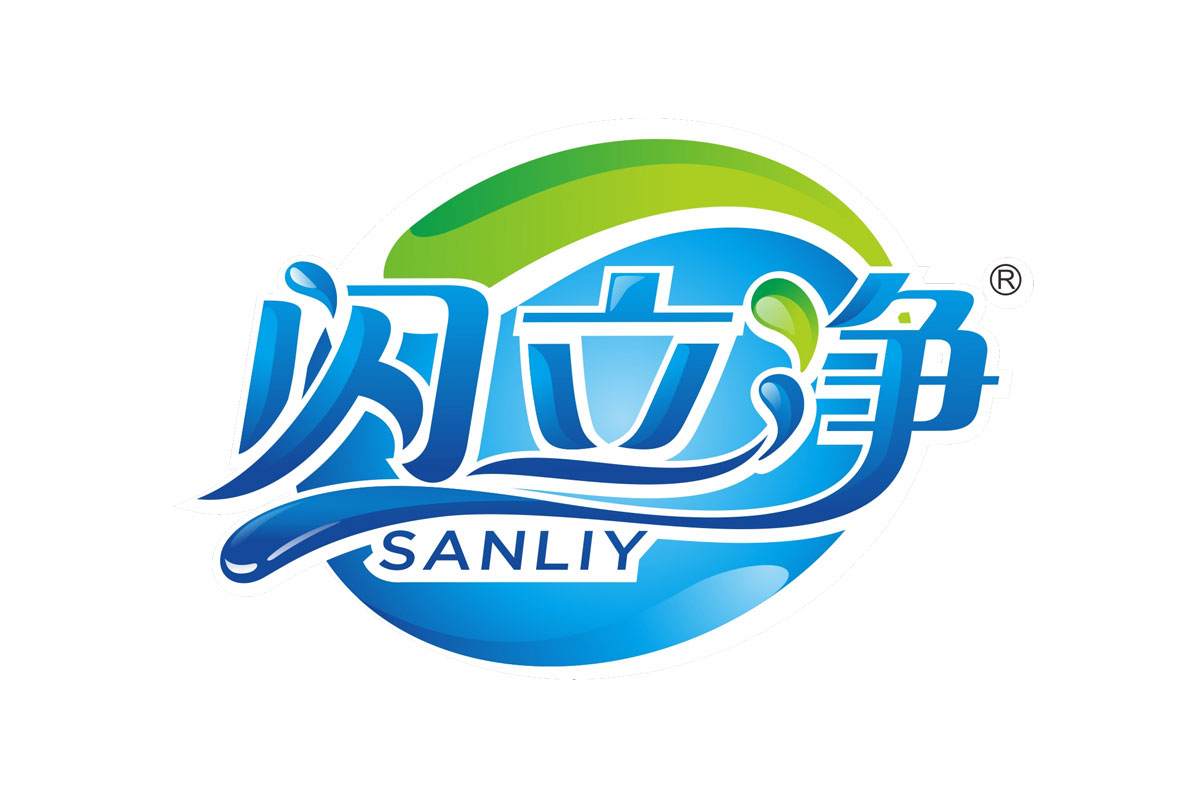 洗衣凝珠logo设计-闪立净品牌logo设计