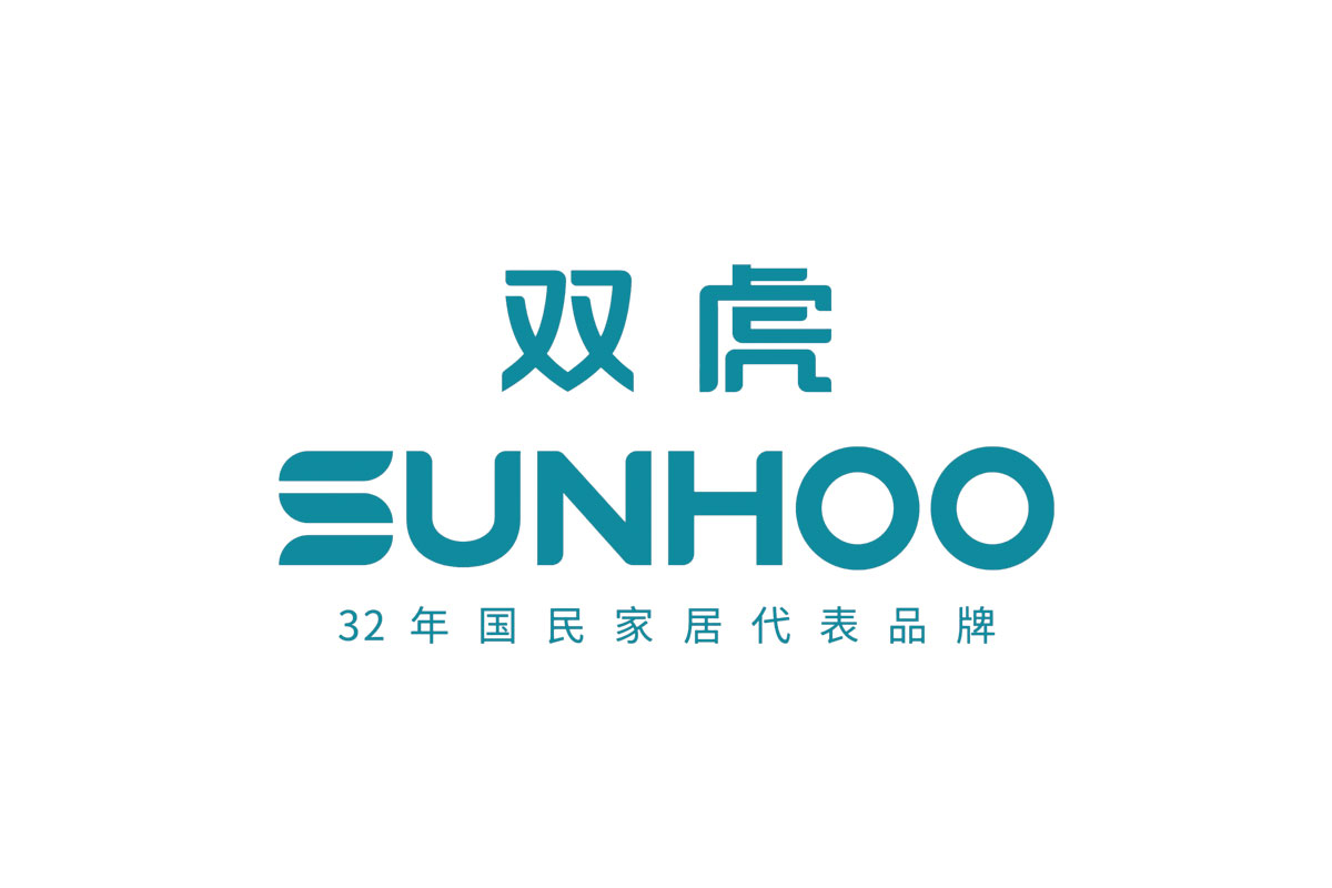 布艺床logo设计-双虎家私品牌logo设计-三文品牌