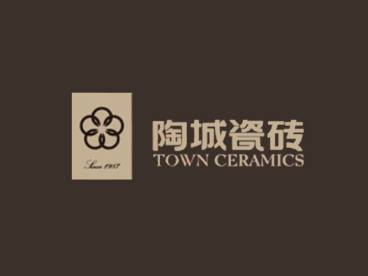 柔光砖logo设计-陶城瓷砖品牌logo设计
