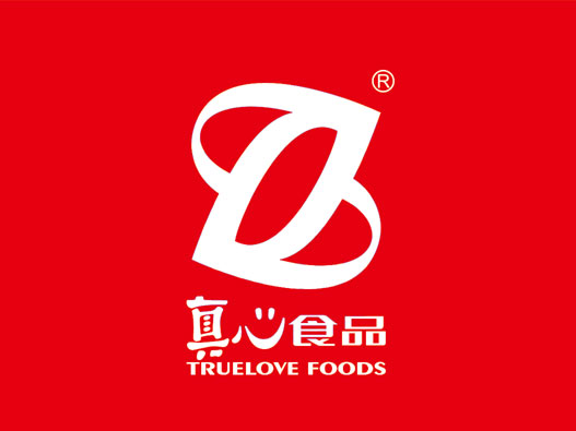 瓜子logo设计-真心食品品牌logo设计