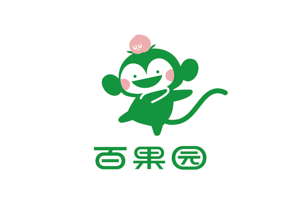 水果店logo设计-百果园品牌logo设计