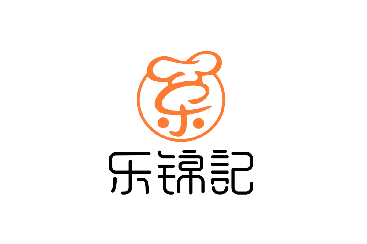 牛角包logo设计-乐锦记品牌logo设计