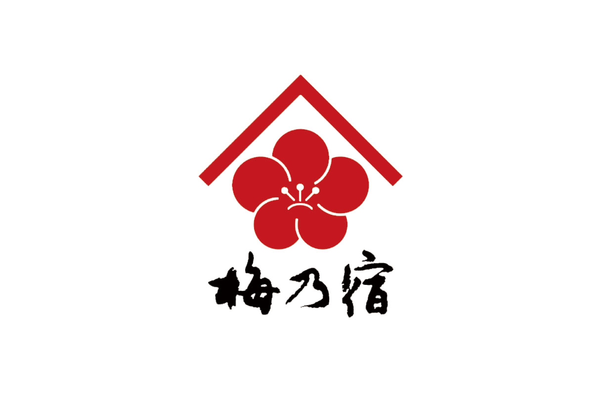 青梅酒logo设计- 梅乃宿品牌logo设计