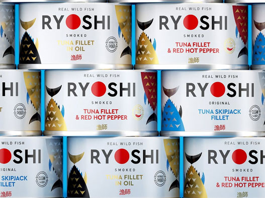 Ryoshi罐头包装设计案例赏析