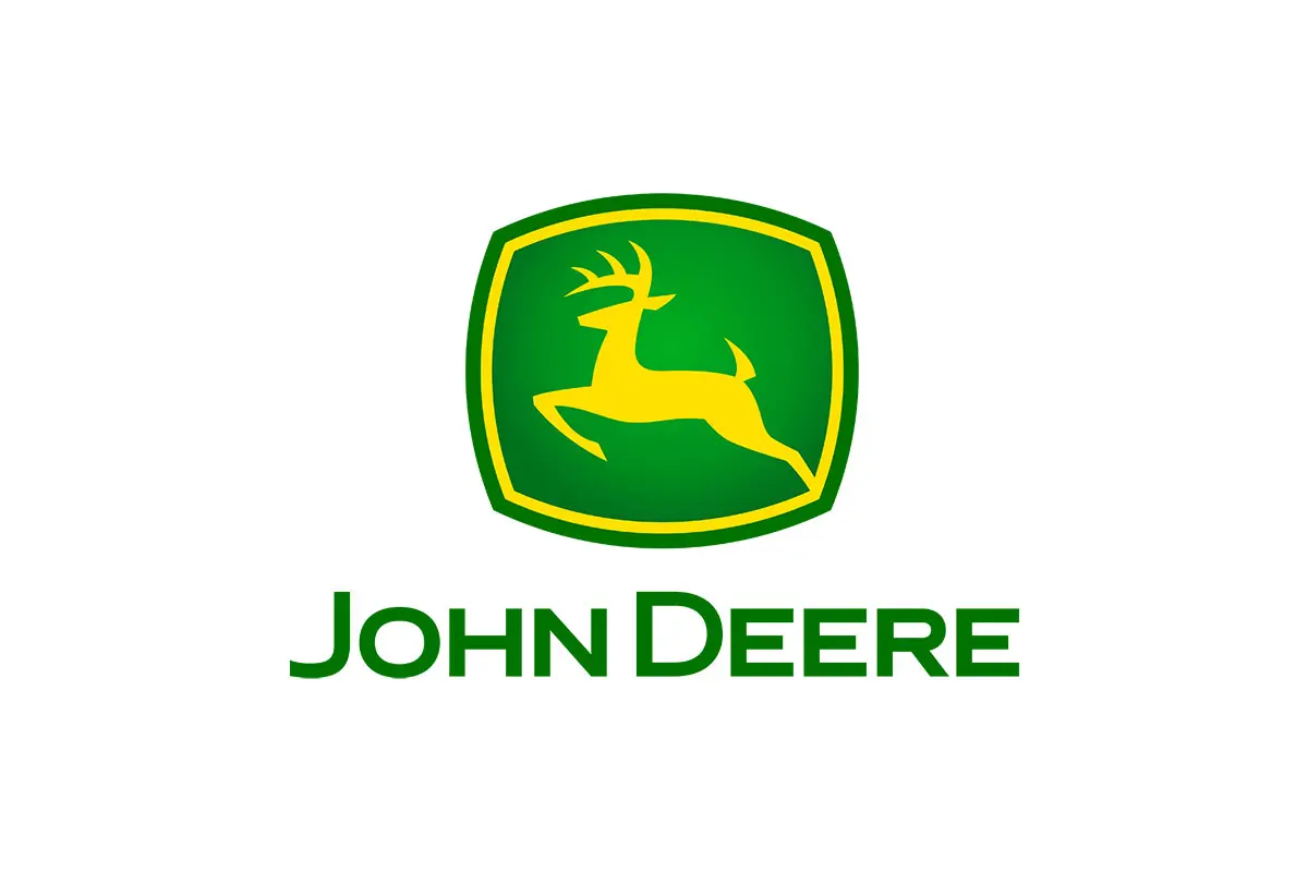 John Deere约翰迪尔美国农业机械logo设计-鹿logo设计公司