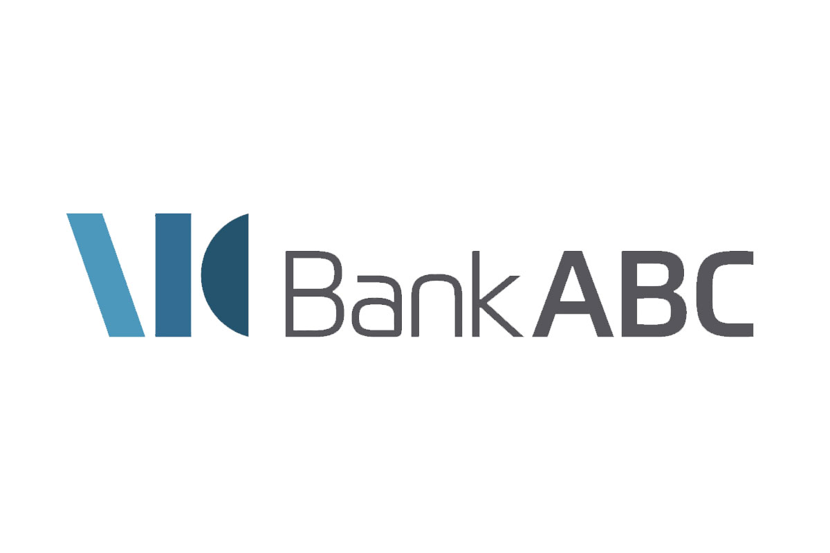 Bank ABC阿拉伯银行品牌LOGO设计案例-几何图形元素标志设计