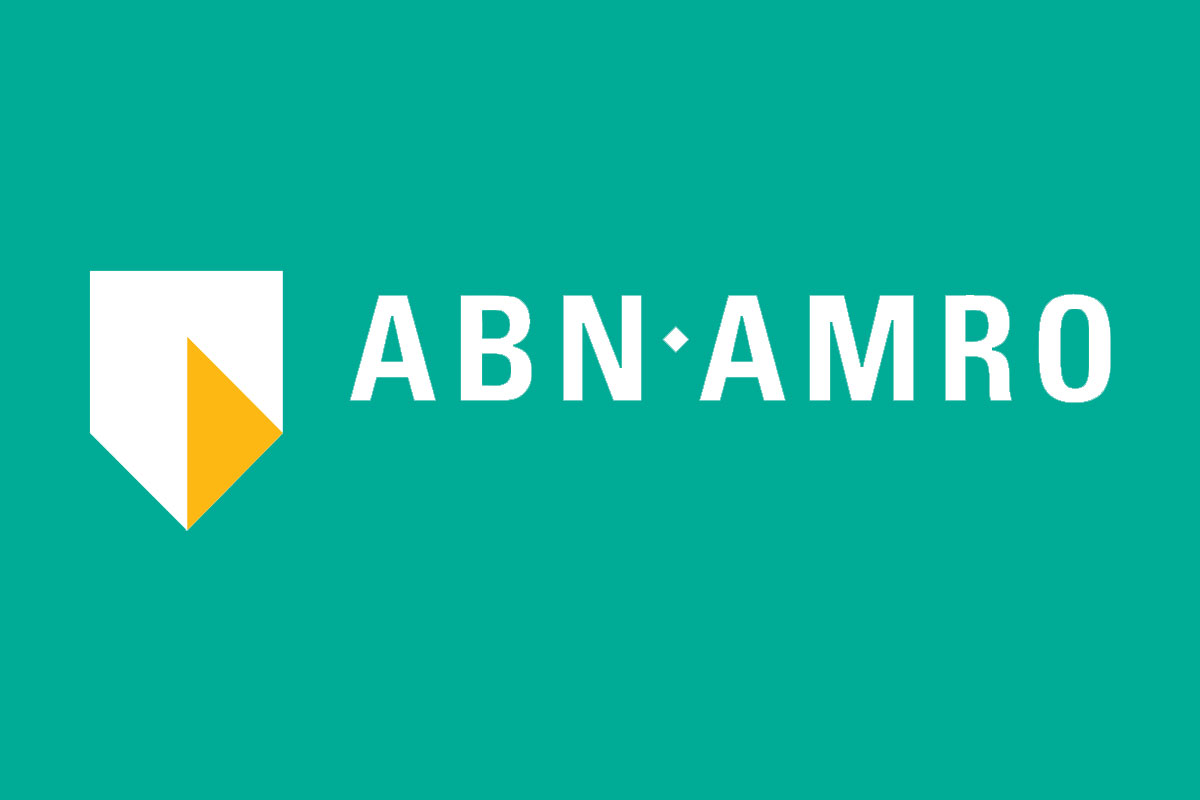 ABN AMRO银行反白logo