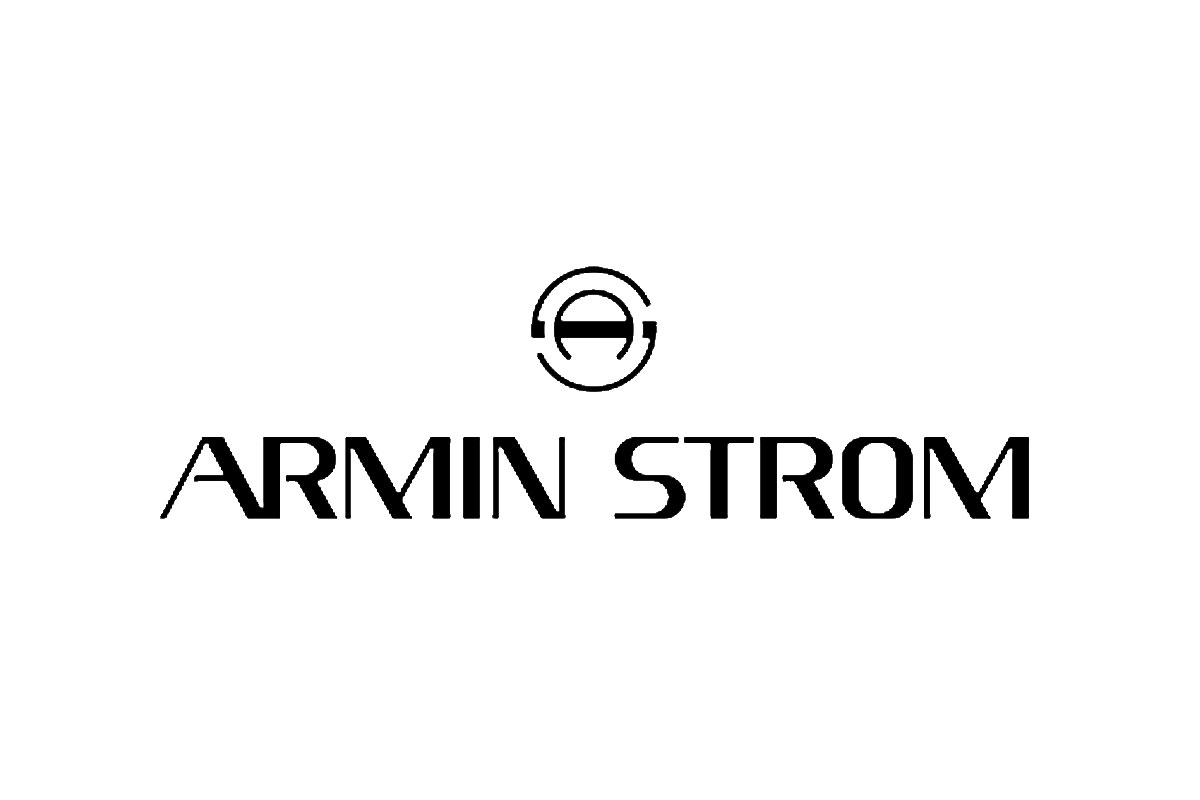 ARMIN STROM亚明时品牌LOGO设计案例-机械齿轮元素标志设计