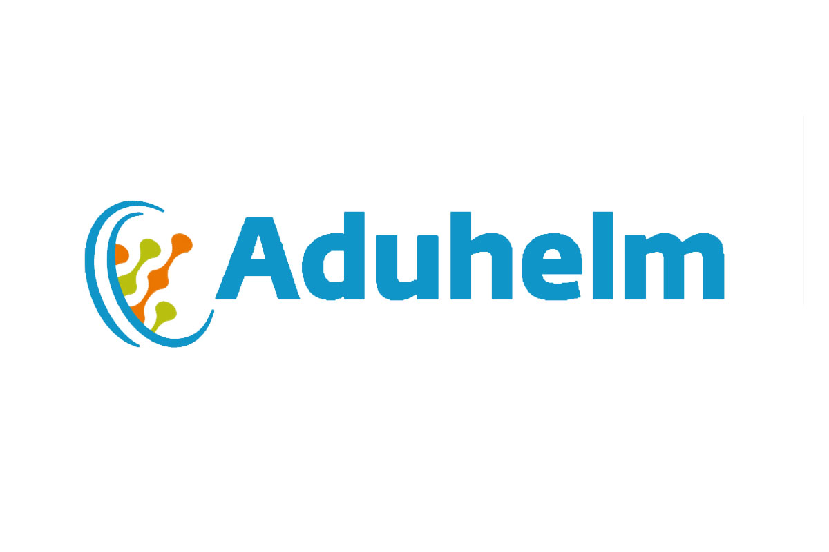 Aduhelm医药品牌LOGO设计案例-分子结构素标志设计