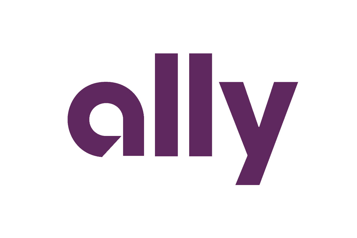 Ally银行品牌LOGO设计案例-字体元素标志设计