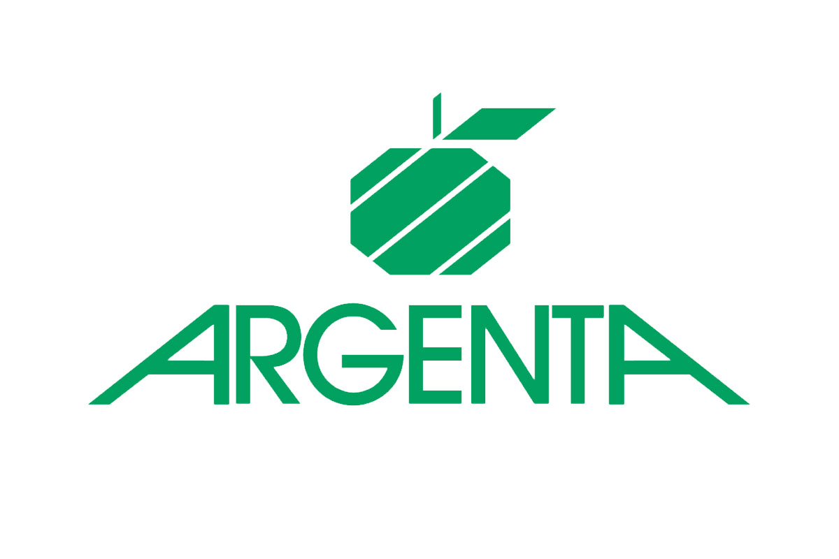 Argenta银行品牌LOGO设计案例-苹果元素标志设计