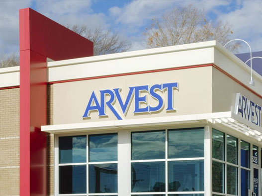 Arvest Bank标志设计含义及银行品牌设计理念