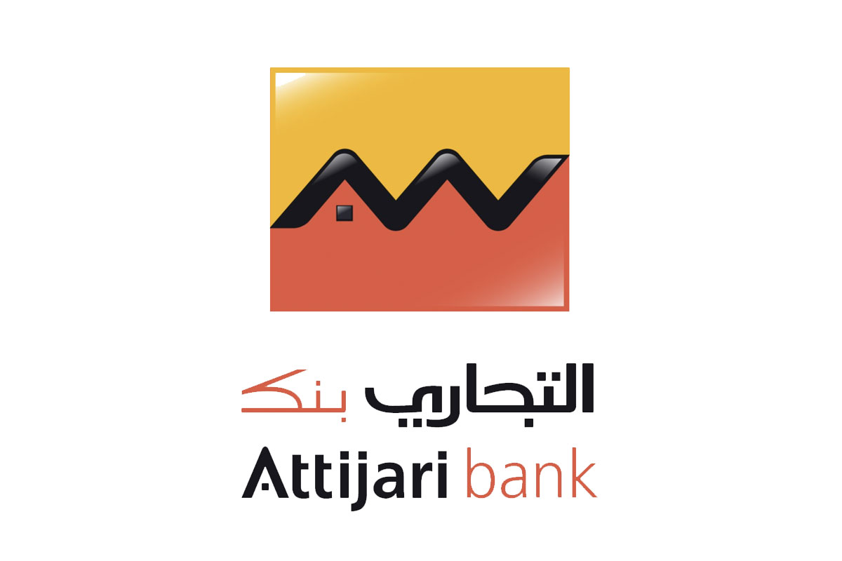 Attijariwafa银行品牌LOGO设计案例-房屋元素标志设计